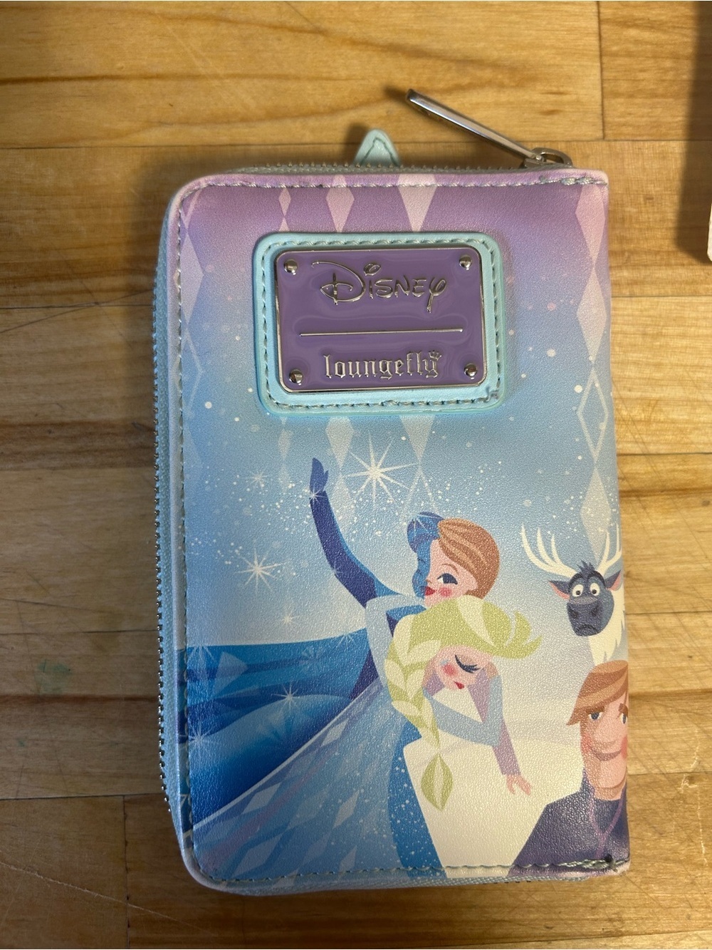 Loungefly Disney Frozen II Purse with Wallet PRINCESS CASTLE CROSS BODY BAG - Picture 6 of 9